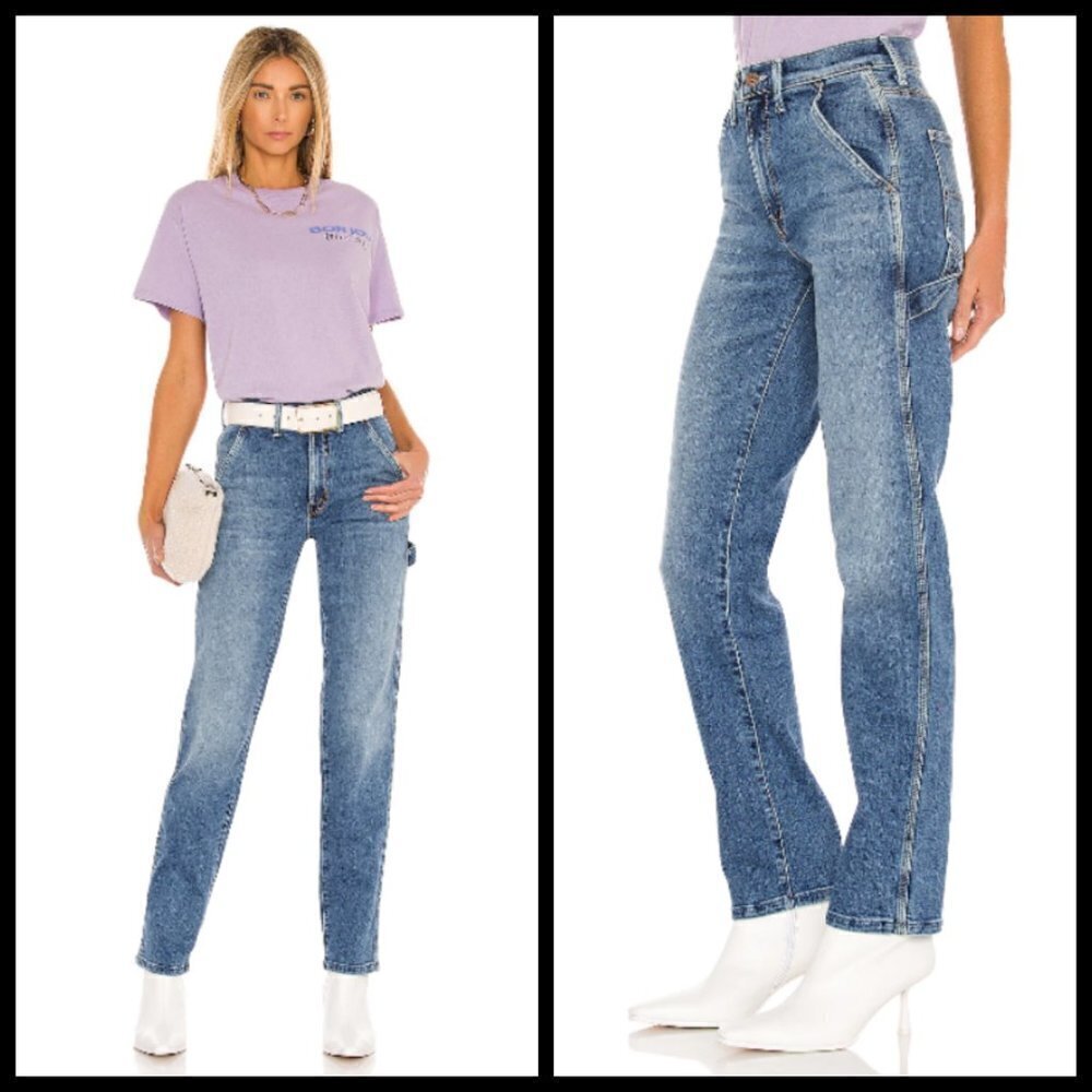 💕MOTHER💕 High Waisted Utility Jeans ~ So Long - Picture 3 of 16